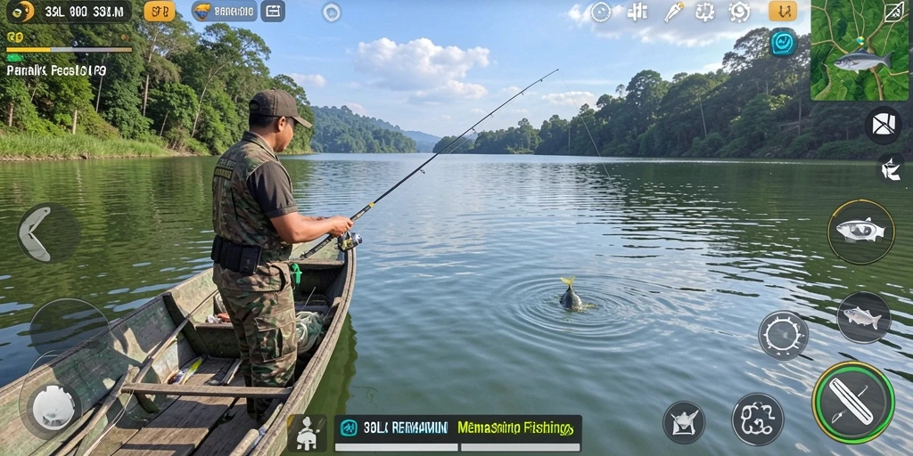 Gameplay 33L yang seru dengan suasana memancing yang realistis.