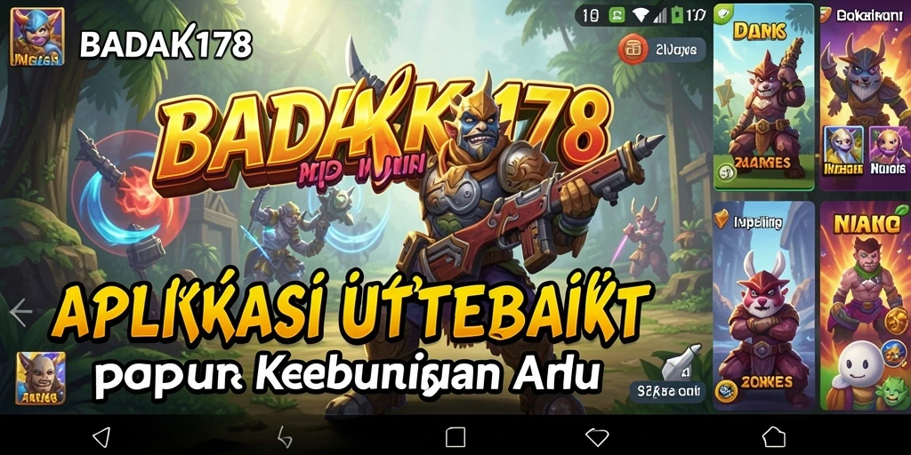 Tampilan antarmuka BADAK178 yang intuitif dan mudah digunakan.