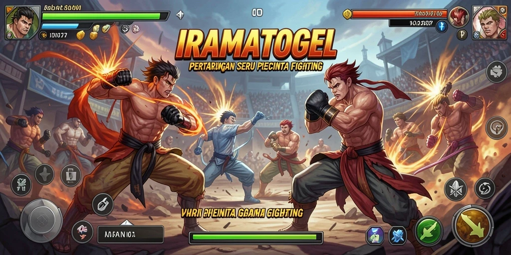 Tampilan seru pertarungan dalam IRAMATOGEL yang mendebarkan.