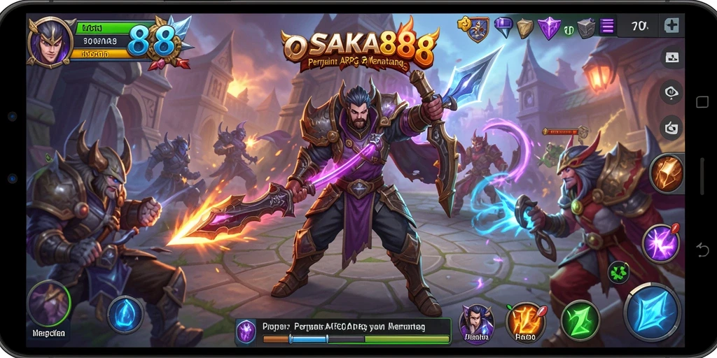 Tampilan menarik dari gameplay ARPG OSAKA88 yang seru.
