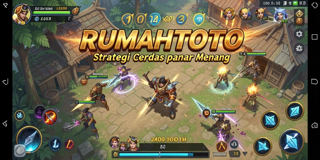Tangkapan layar RUMAHTOTO menampilkan gameplay yang menantang dan strategis.