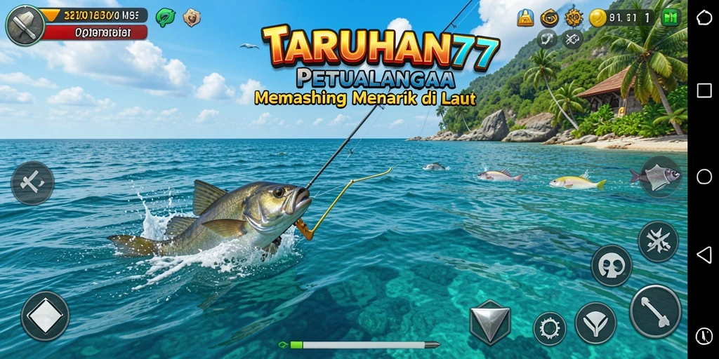 Screenshot TARUHAN77 menampilkan pesona memancing yang mendebarkan.